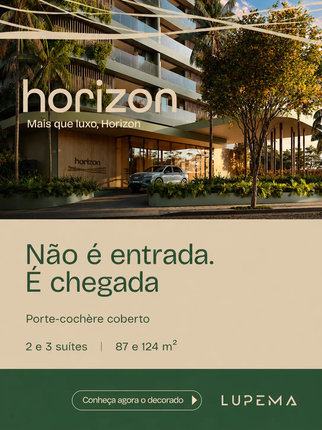 Campanha de marketing imobiliário — Horizon