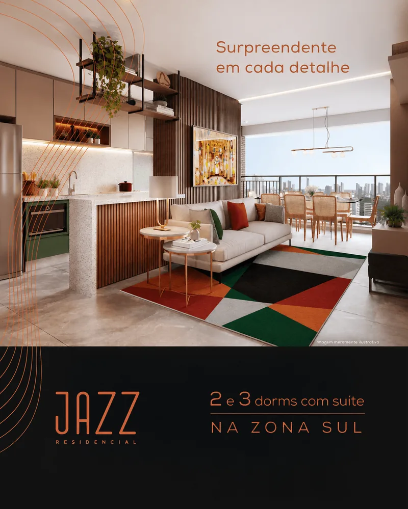 Campanha de marketing imobiliário — Jazz Residencial