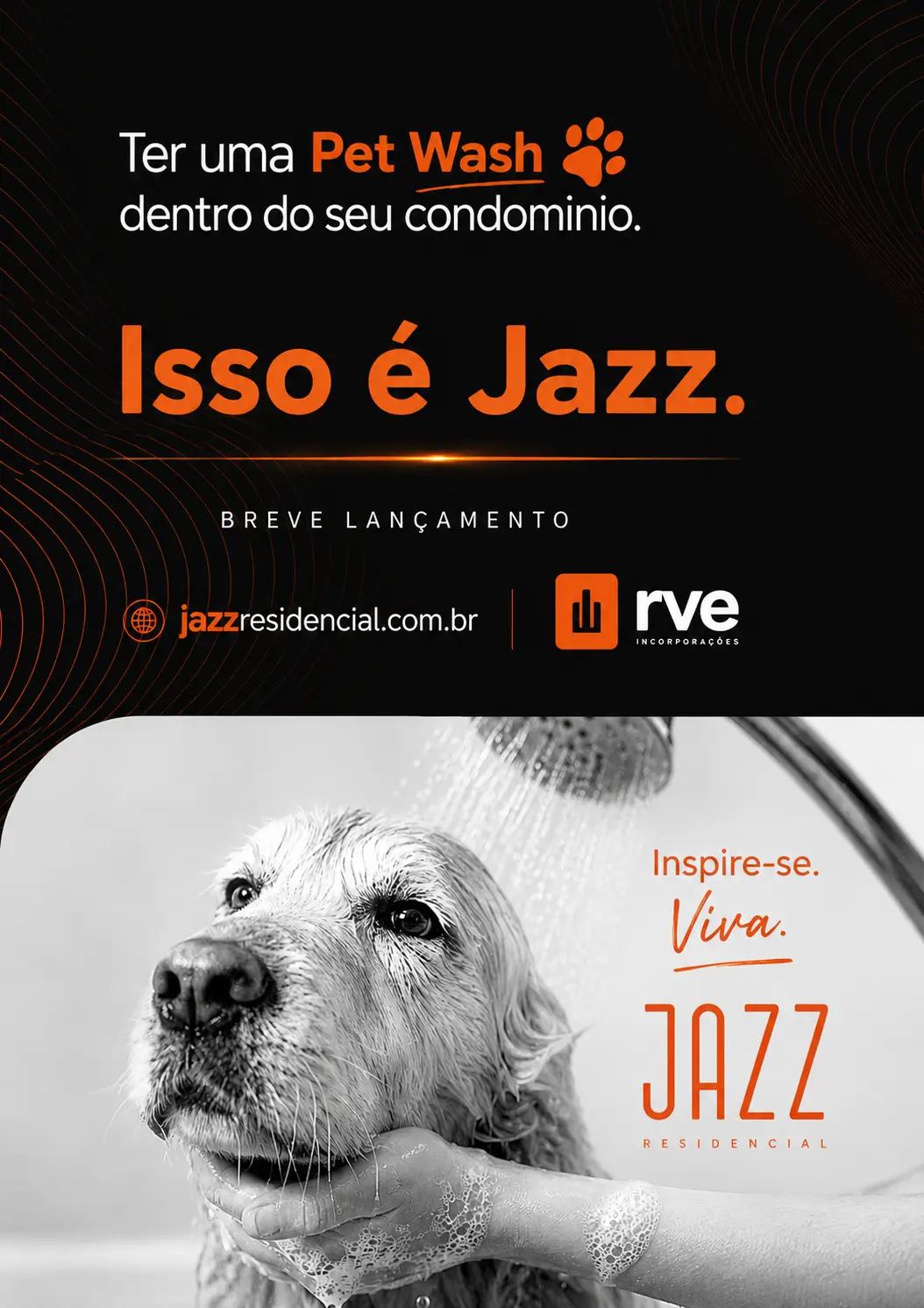 Campanha de marketing imobiliário — Jazz Residencial