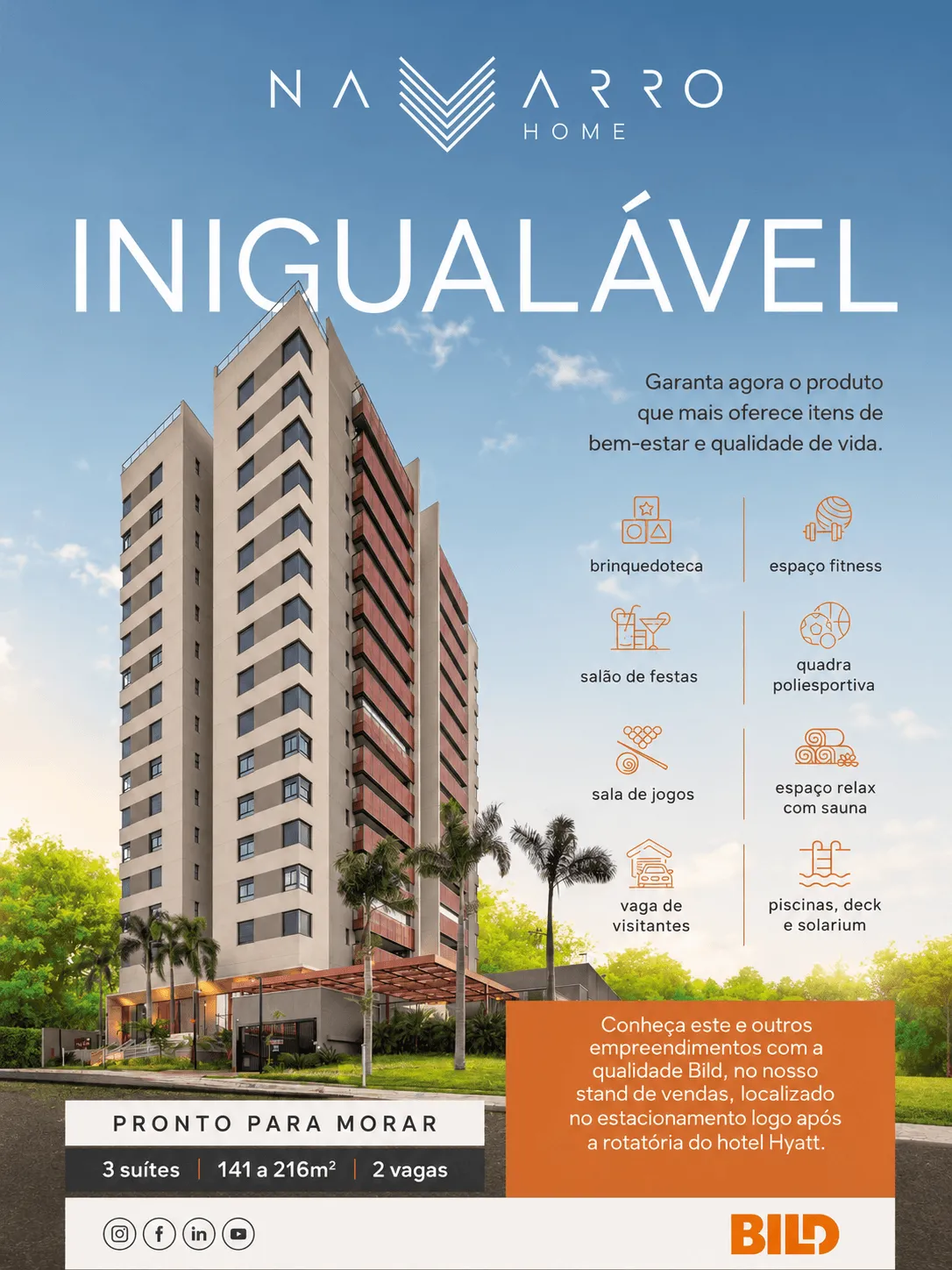 Campanha de marketing imobiliário — Navarro