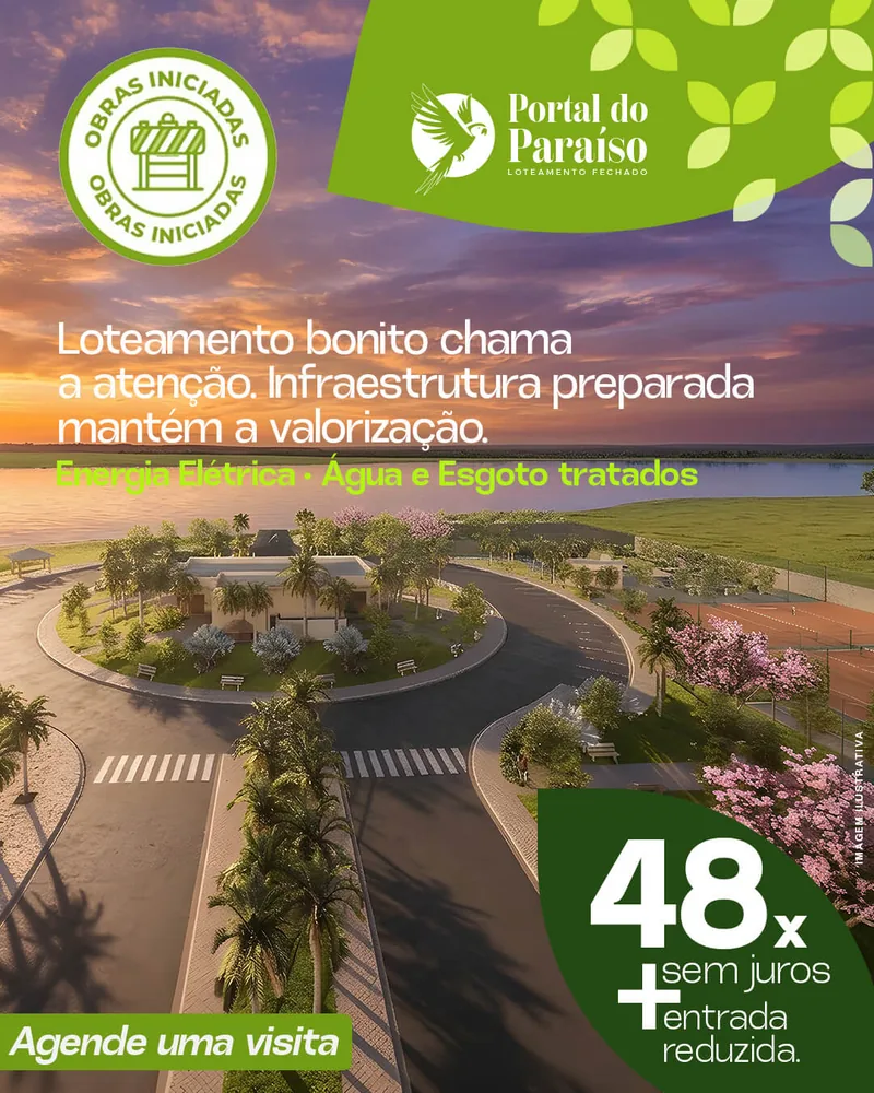 Campanha de marketing imobiliário — Portal do Paraíso
