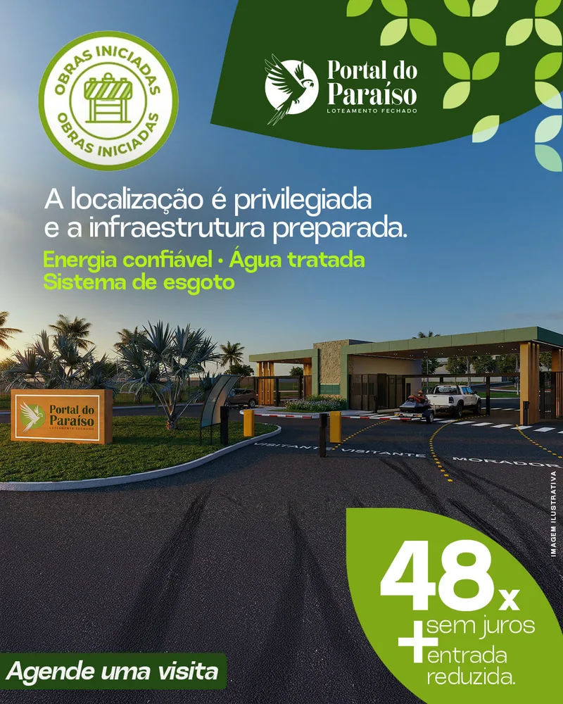 Campanha de marketing imobiliário — Portal do Paraíso