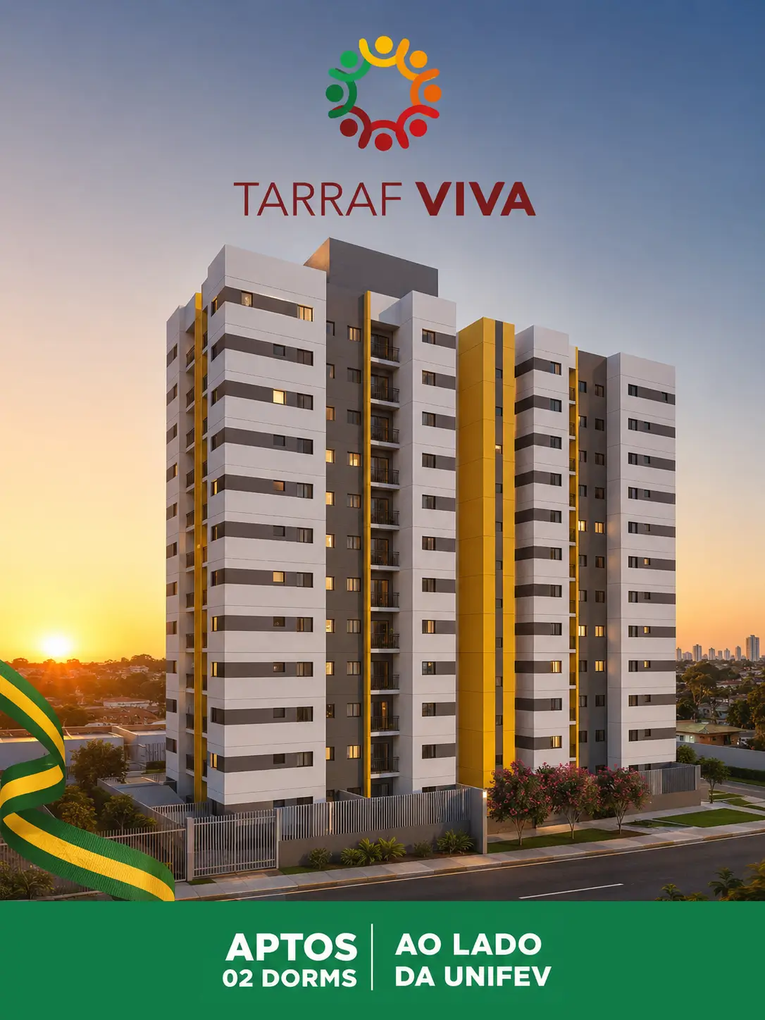 Campanha de marketing imobiliário — Tarraf Viva